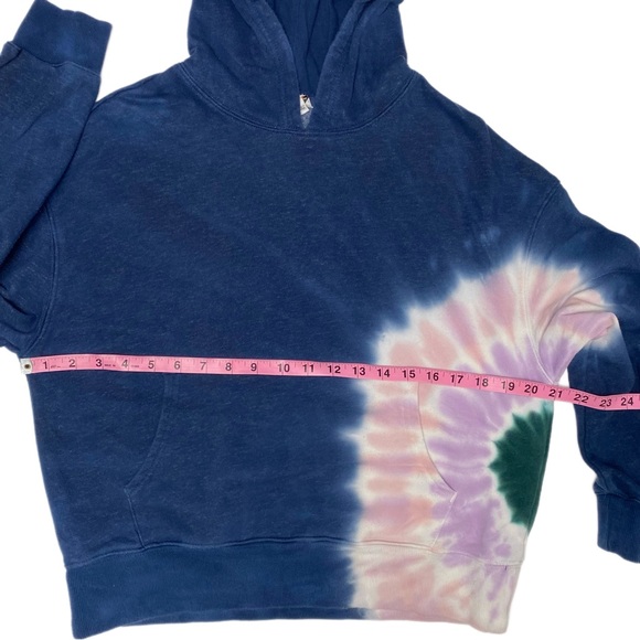 Wildfox Ombre Tie dye Hoodie Sweatshirt Blue Pink Purple Green - Picture 8 of 10